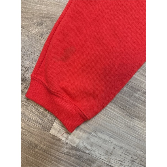 Vintage 80s Red Jumper Sears Jumpsuit Size XS Bold Spirit Retro 1 Pc USA Acrylic - Picture 4 of 7